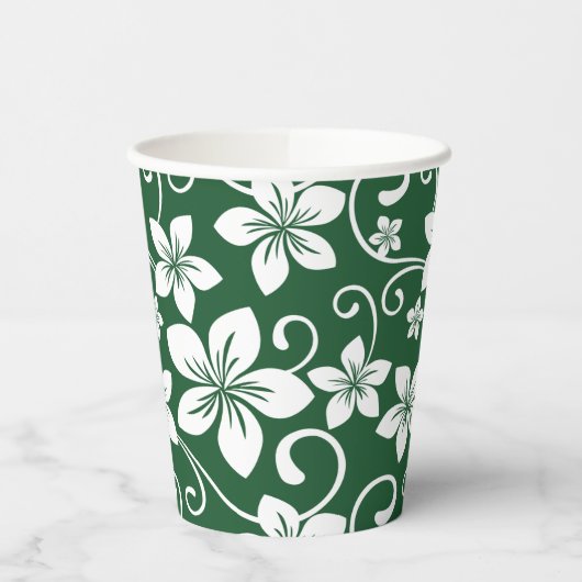 ブルーハワイ（フォレストグリーン） 紙コップ (左)