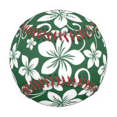 ブルーハワイ（フォレストグリーン） 野球ボール (正面)