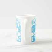 ブルーハワイ（ブルー）ボーン中国マグカップ ボーンチャイナマグカップ (裏面)