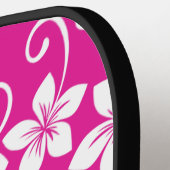 ブルーハワイ（ホットピンク） ピックルボールラケット (左詳細)