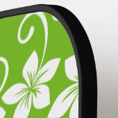 ブルーハワイ(ライム) ピックルボールラケット (左詳細)