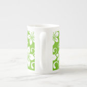 ブルーハワイ(ライム)ボーン中国マグカップ ボーンチャイナマグカップ (裏面)