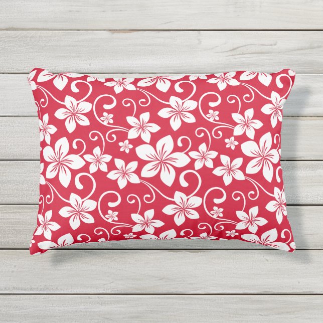 ブルーハワイ（赤） アウトドアクッション (正面)