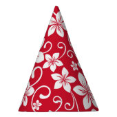 ブルーハワイ（赤） パーティーハット (右)