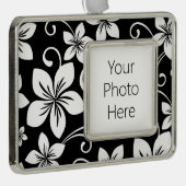 ブルーハワイ（黒） シルバープレートフレームオーナメント (右)