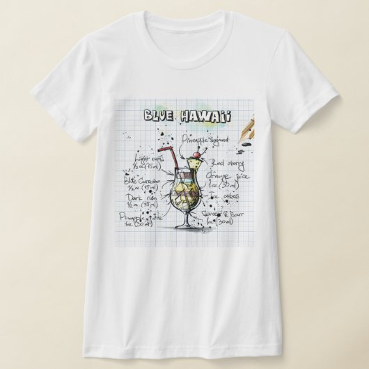 ブルーハワイTシャツ Tシャツ (レイダウン)