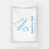 ブルーハンドドロッドウィンターエレースキーバチェロレッテ 横断幕 (縦)