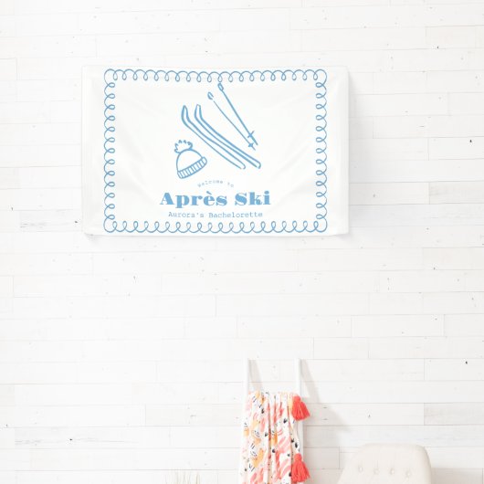 ブルーハンドドロッドウィンターエレースキーバチェロレッテ 横断幕 (インサイチュ)