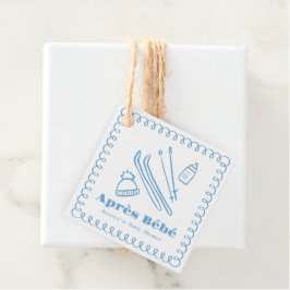 ブルーハンドドローエールベベベベボイベビシャワー フェイバータグ