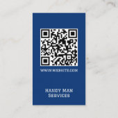 ブルーハンドマン修理 名刺 (裏面)