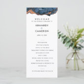 ブルーハンド色彩の鮮やかマル式結婚プログラム プログラム (スタンド正面)