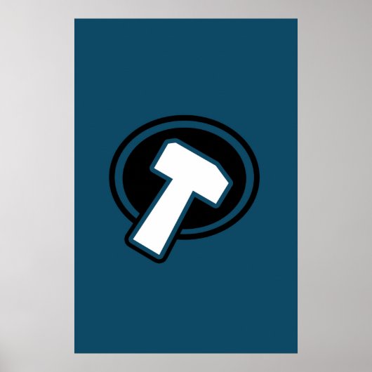 ブルーハンマー – ポスター (正面)