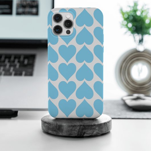 ブルーハーツ柄 ロマンティック ラブ Case-Mate iPhoneケース