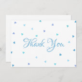 ブルーハーツ コンフェッティ シック スクリプト サンクス サンキューカード (正面/裏面)