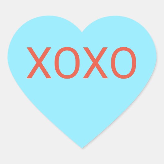 ブルーハートキャンディ ハートシール (正面)