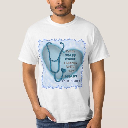 ブルーハートスタッフナース Tシャツ (正面)