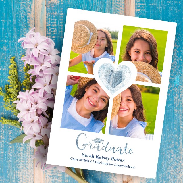 ブルーハートトレンディーオールスクール卒業4枚 (クリエイターアップロード済み)