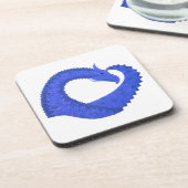 ブルーハートドラゴンの白 コースター (左側)