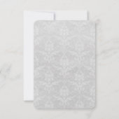 ブルーハートバルーンブライダルシャワー招待 招待状 (裏面)