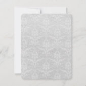 ブルーハートバルーン結婚式RSVPカード 出欠カード (裏面)