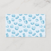 ブルーハートバレンタインおむつラッフルチケット エンクロージャーカード (裏面)