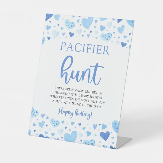 ブルーハートバレンタインベビーシャワーパシファイヤー狩り 台座サイン (正面)
