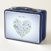 ブルーハートフローラメタルランチボックス メタルランチボックス (裏面)