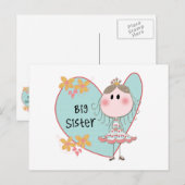 ブルーハートプリンセスビッグシスター ポストカード (正面/裏面)