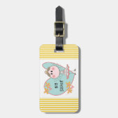 ブルーハートプリンセスビッグシスター ラゲッジタグ (正面縦)