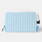 ブルーハートプリントカットソーバッグ ドップキット (裏面)