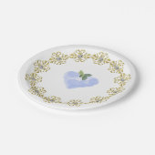 ブルーハートペーパープレート ペーパープレート (アングル)