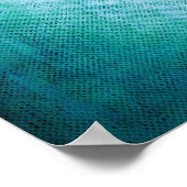 ブルーハートポスター ポスター (角)