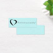 ブルーハートメッセージカード (デスク)