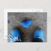 ブルーハートラブ ポストカード (正面/裏面)