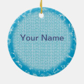 ブルーハート医師補助オーナメント セラミックオーナメント (裏面)