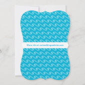 ブルーハート結婚ズクルーズ招待状 招待状 (裏面)