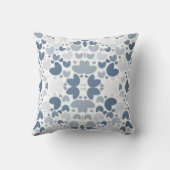 ブルーハート装飾用クッション クッション (裏面)