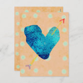 ブルーハート2月14日 シーズンポストカード (正面/裏面)