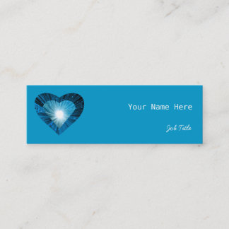 ブルーハート「ハート」名刺サイドのブルースキニー スキニー名刺
