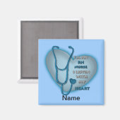 ブルーハートRN登録ナース マグネット (正面/裏面)