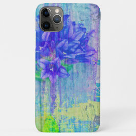 ブルーバイオレットの花 iPhone 11 PRO MAXケース