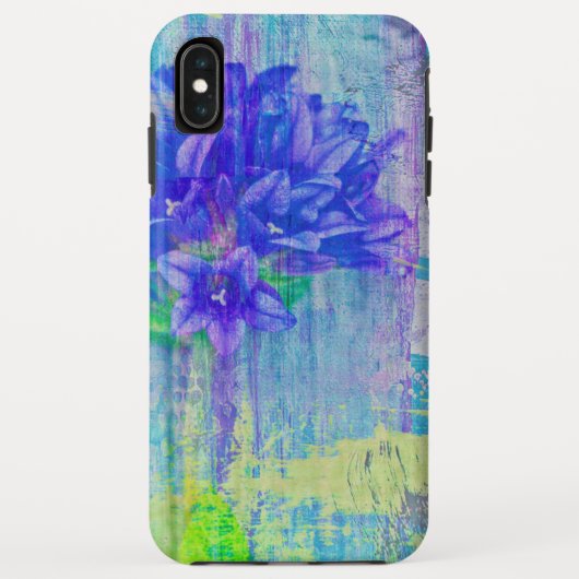 ブルーバイオレットの花 Case-Mate iPhoneケース (裏面)
