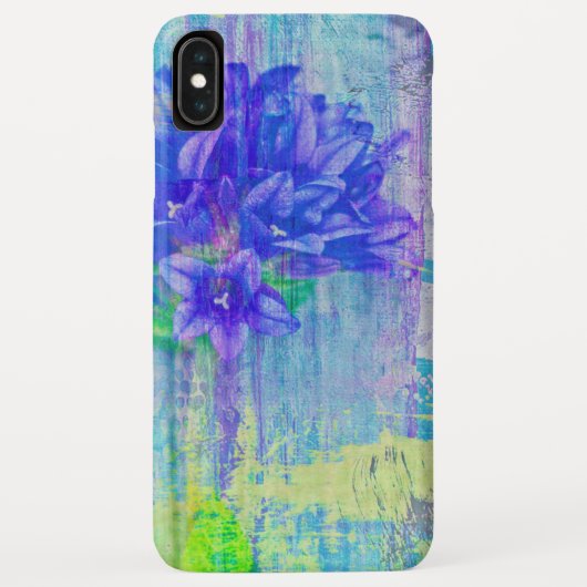 ブルーバイオレットの花 Case-Mate iPhoneケース (裏面)