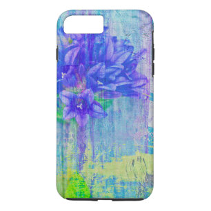 ブルーバイオレットの花 iPhone 8 PLUS/7 PLUSケース