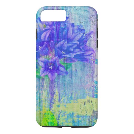ブルーバイオレットの花 Case-Mate iPhoneケース (裏面)