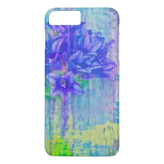 ブルーバイオレットの花 Case-Mate iPhoneケース (裏面)