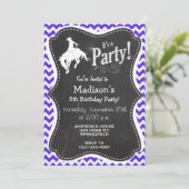 ブルーバイオレットシェブロン;ロデオ 招待状 (スタンド正面)