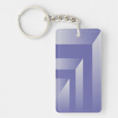 ブルーバイオレットシェード キーホルダー (正面)