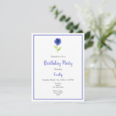 ブルーバイオレットパンジー 招待状 (スタンド正面)