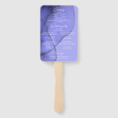 ブルーバイオレットラベンダー ハンドファン (裏面)